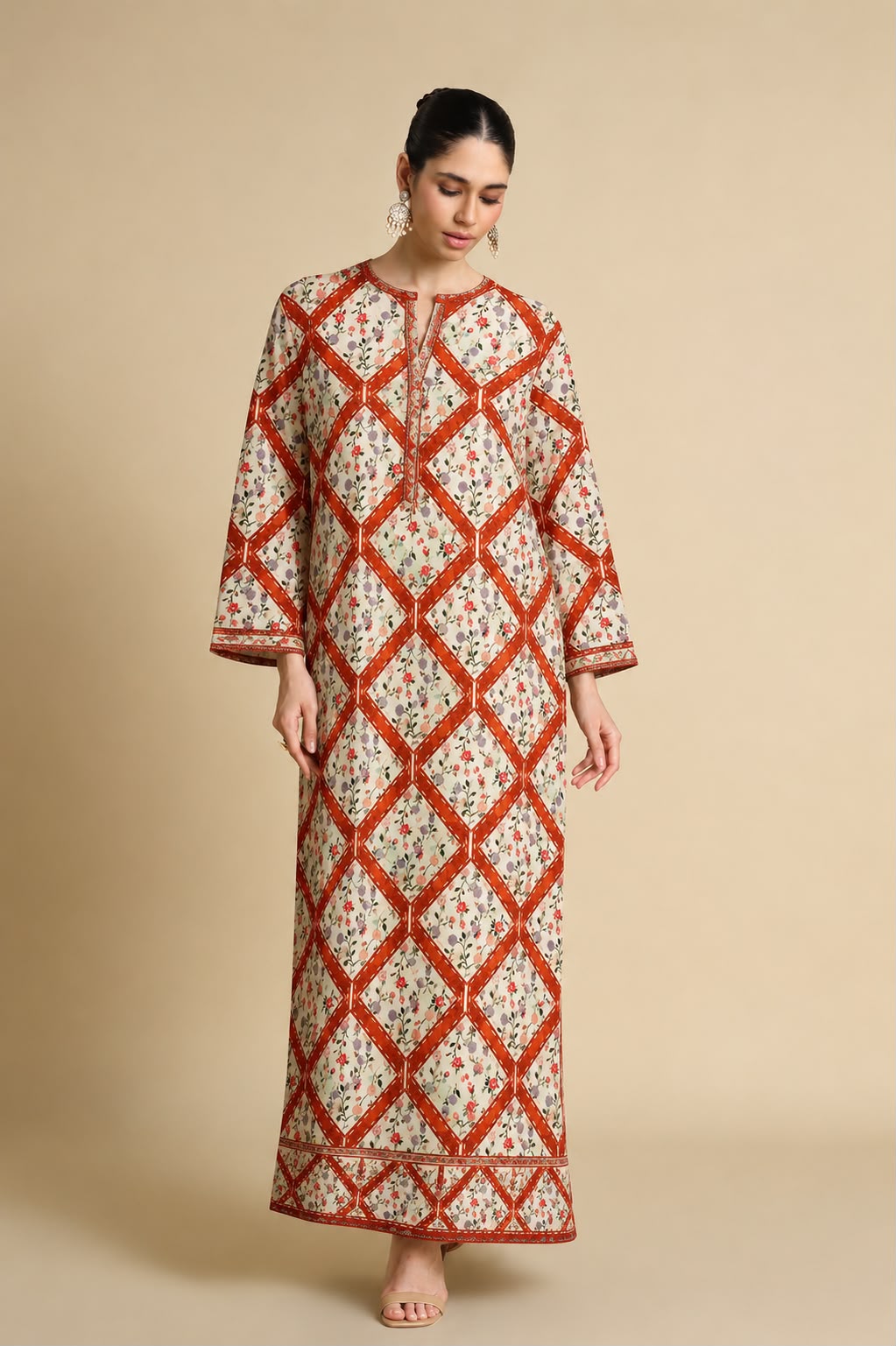 Floral Printed Kurta